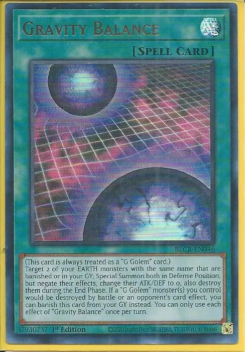 BLCR-EN046 Gravity Balance – Ultra Rare Condition: Mint - New