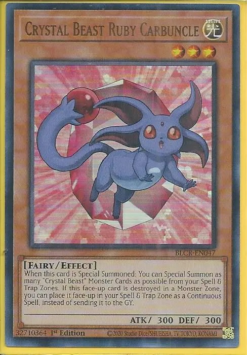 BLCR-EN047 Crystal Beast Ruby Carbuncle – Ultra Rare