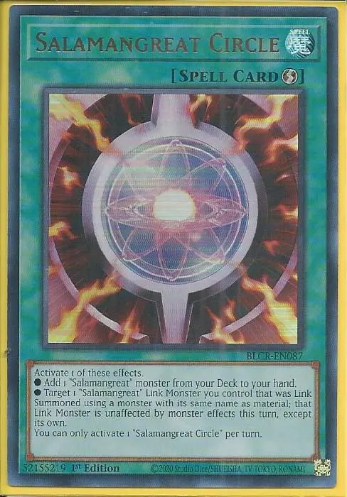 BLCR-EN087 Salamangreat Circle – Ultra Rare