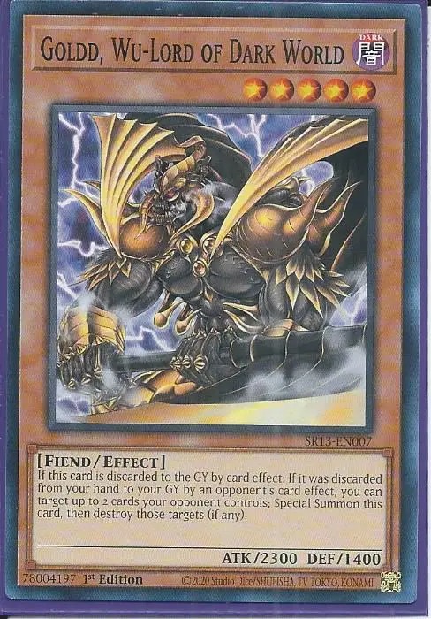 SR13-EN007 Goldd, Wu-Lord of Dark World – Common