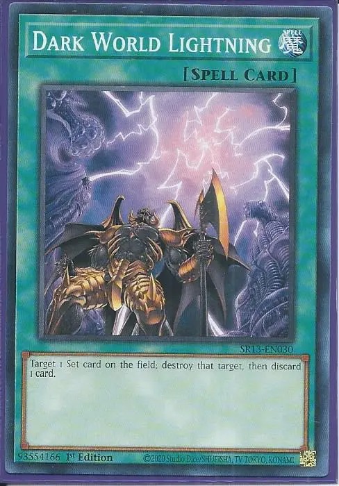 SR13-EN030 Dark World Lightning – Common