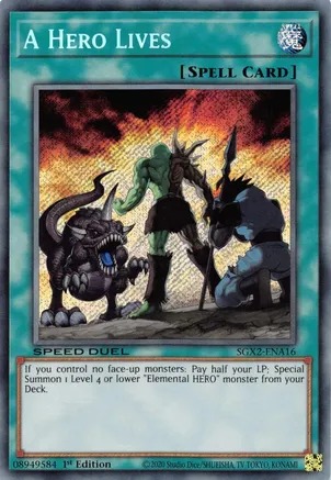 SGX2-ENA16 - A Hero Lives - Secret Rare