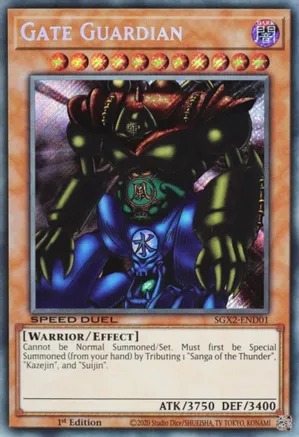 SGX2-END01 - Gate Guardian - Secret Rare