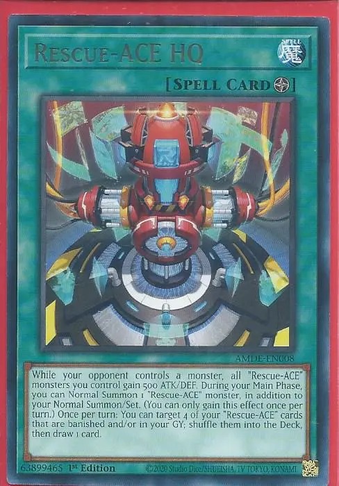 AMDE-EN008 Rescue-ACE HQ – Rare