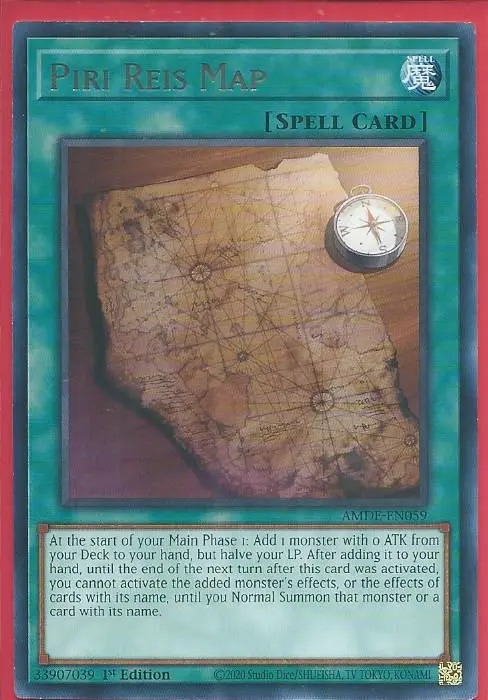 AMDE-EN059 Piri Reis Map – Rare