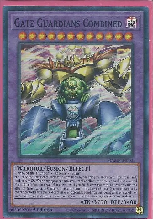 MAZE-EN003 Gate Guardians Combined – Super Rare