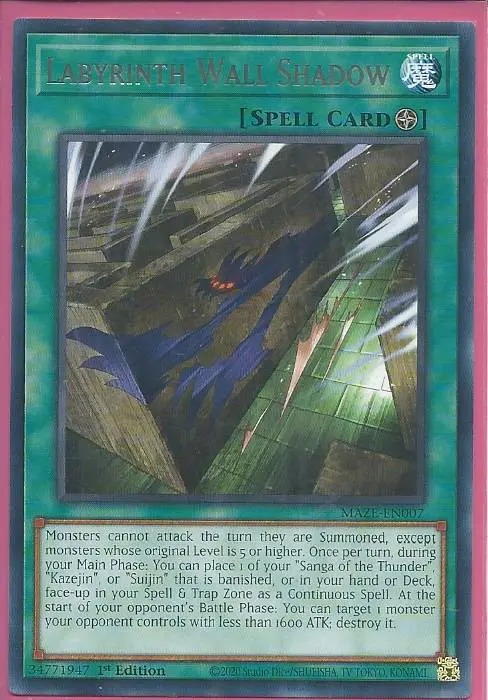MAZE-EN007 Labyrinth Wall Shadow – Rare