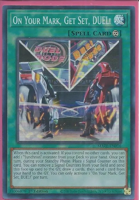 MAZE-EN016 On Your Mark, Get Set, DUEL – Super Rare