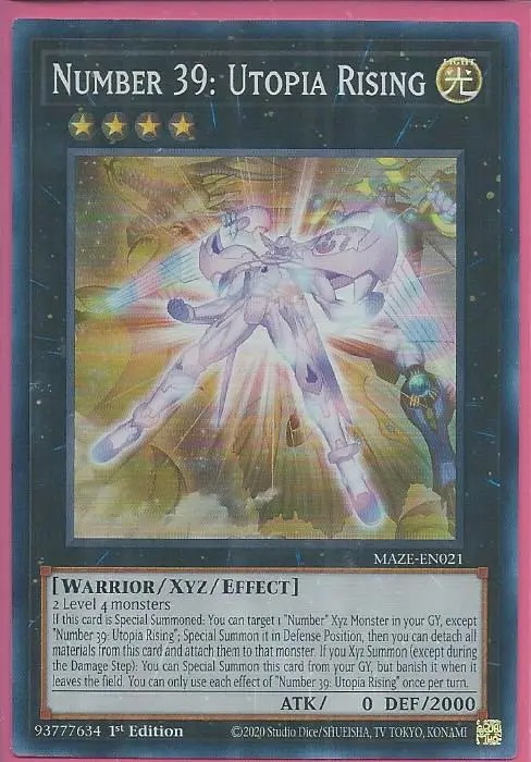 MAZE-EN021 Number 39: Utopia Rising – Super Rare