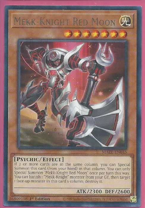 MAZE-EN045 Mekk-Knight Red Moon – Rare