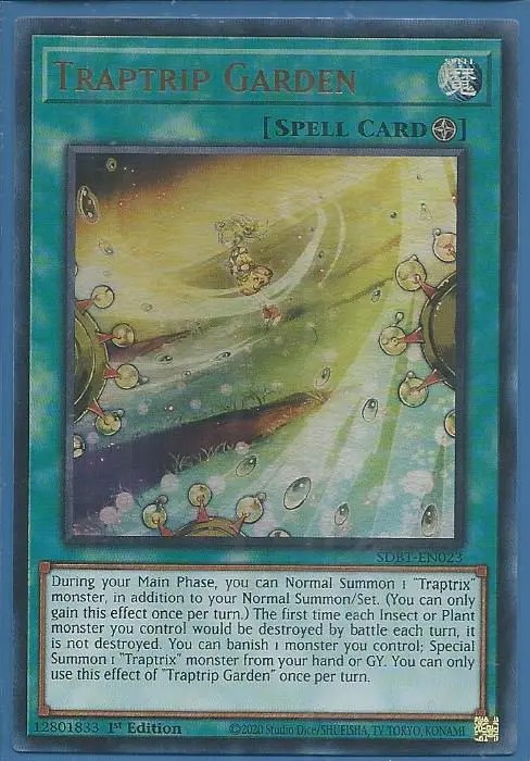 SDBT-EN023 Traptrip Garden – Ultra Rare