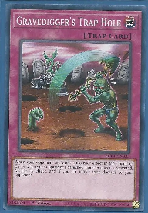 SDBT-EN033 Gravedigger’s Trap Hole – Common