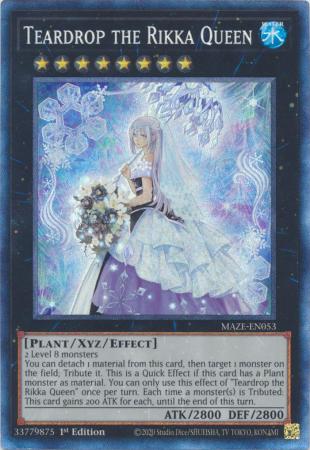 MAZE-EN053 - Teardrop the Rikka Queen - Collector's Rare