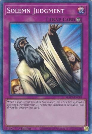 MAZE-EN063 - Solemn Judgment - Collector's Rare