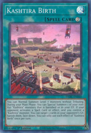 kaka DABL-EN060 - Kashtira Birth - Super Rare 1st Edition