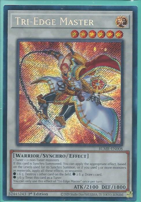BLMR-EN008 Tri-Edge Master – Secret Rare
