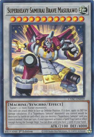 CYAC-EN039 - Superheavy Samurai Brave Masurawo - Ultra Rare |