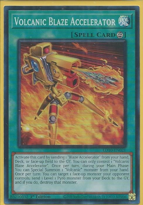 LD10-EN021 Volcanic Blaze Accelerator – Super Rare