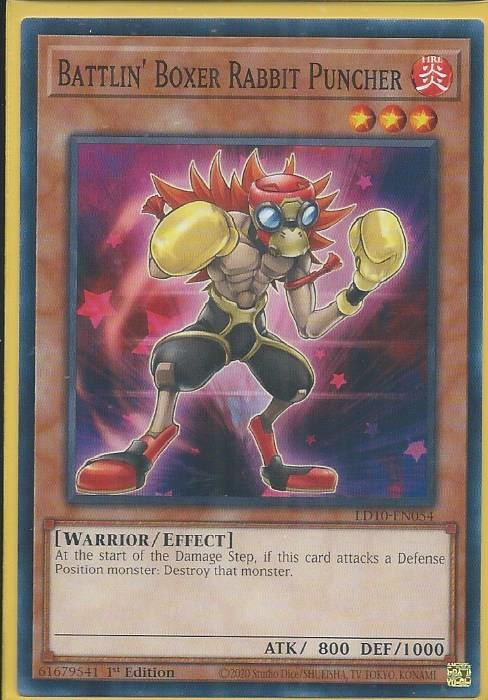 LD10-EN054 Battlin’ Boxer Rabbit Puncher – Common