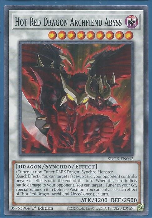 SDCK-EN042 Hot Red Dragon Archfiend Abyss – Common