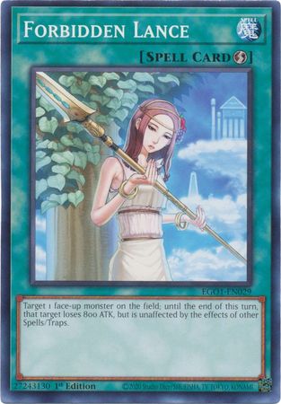 kaka EGO1-EN029 - Forbidden Lance - Common 1st Edition