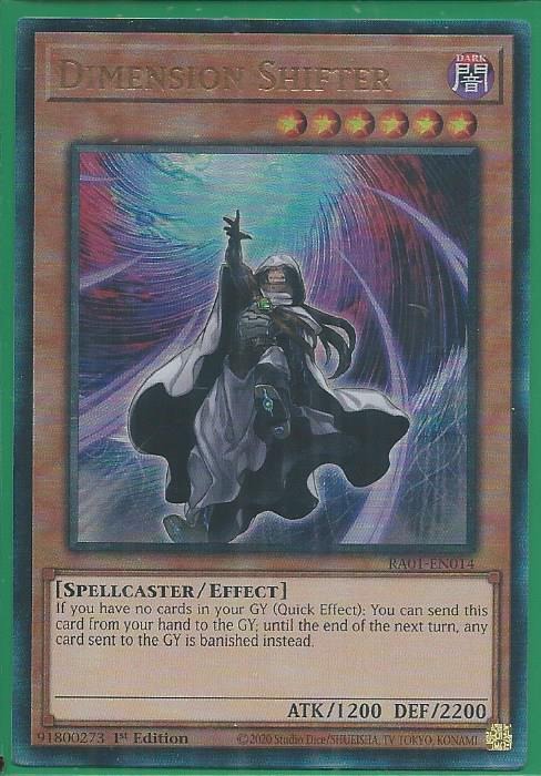RA01-EN014UT Dimension Shifter – Ultimate Rare