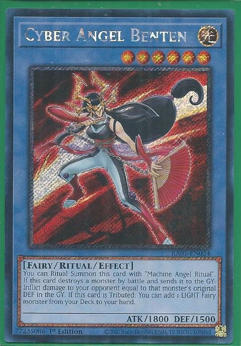 RA01-EN024P Cyber Angel Benten – Platinum Secret Rare