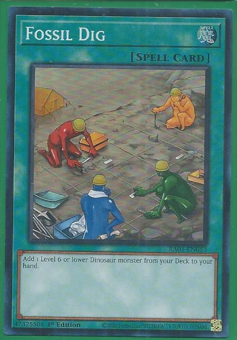 RA01-EN053 Fossil Dig – Super Rare