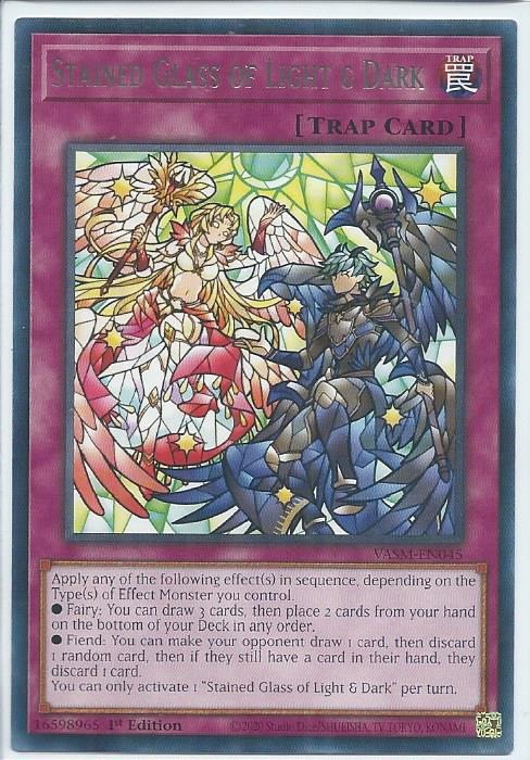 VASM-EN045 Stained Glass of Light & Dark – Rare