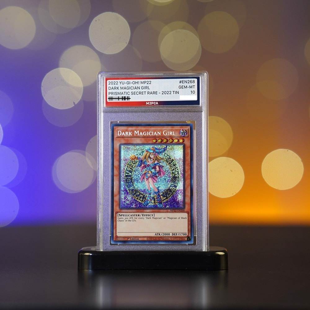 MP22-EN268 Dark Magician Girl - Prismatic Secret Rare - M2PCA 9 MINT 110957 - Không kèm đế