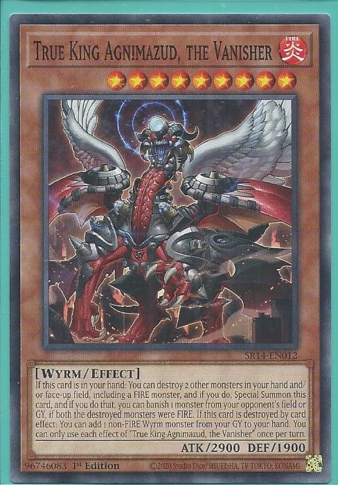 SR14-EN012 True King Agnimazud, the Vanisher – Common