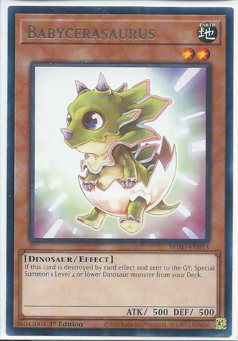 WISU-EN013 Babycerasaurus – Rare