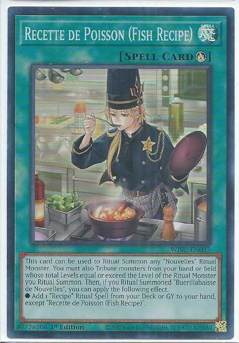 WISU-EN037 Recette de Poisson (Fish Recipe) – Super Rare