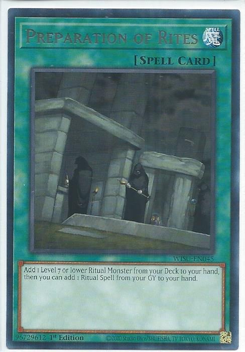 WISU-EN045 Preparation of Rites – Rare