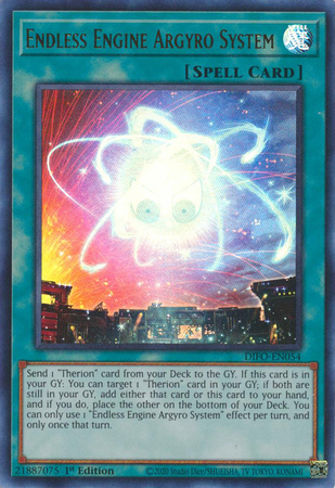 kaka DIFO-EN054 - Endless Engine Argyro System - Ultra Rare 1st Edition