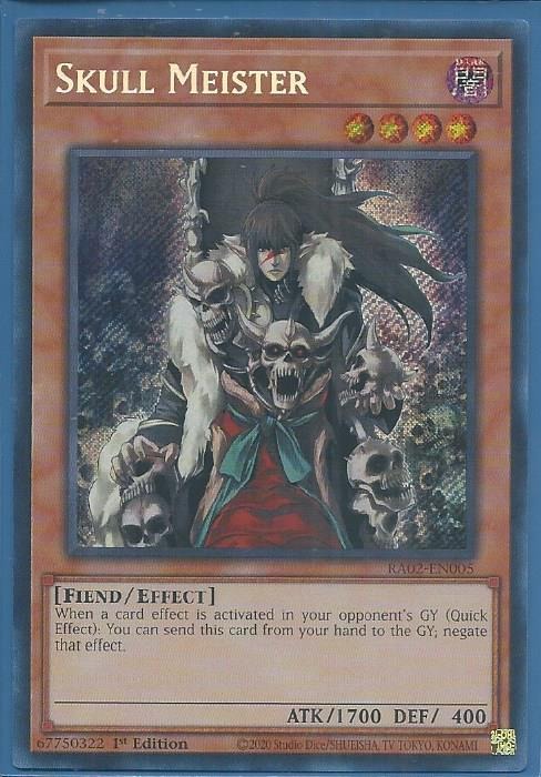 RA02-EN005 Skull Meister – Secret Rare
