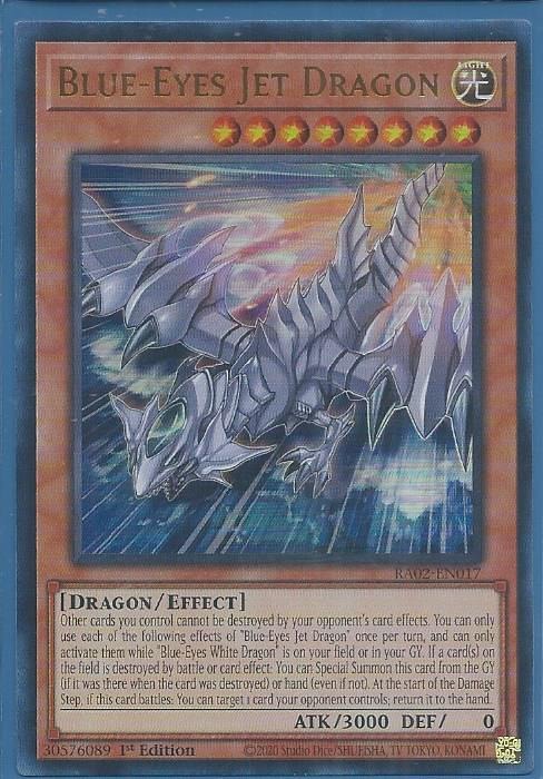 RA02-EN017U Blue-Eyes Jet Dragon – Ultra Rare