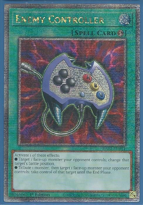 RA02-EN051 Enemy Controller – Quarter Century Secret Rare