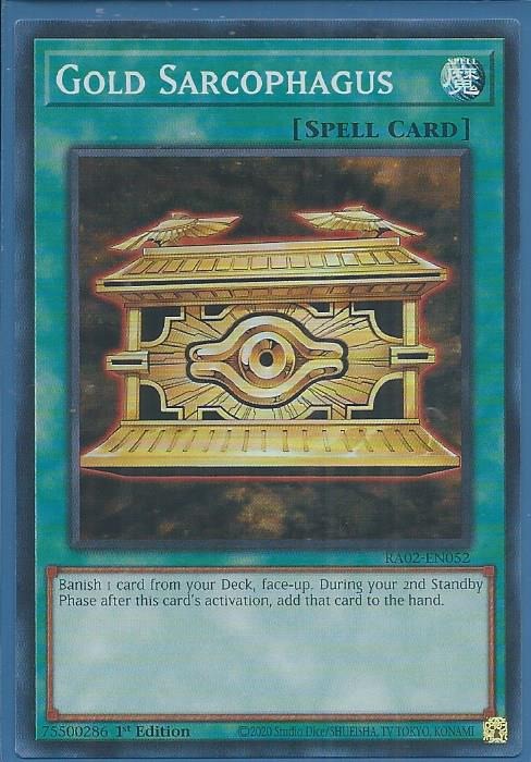 RA02-EN052 Gold Sarcophagus – Super Rare