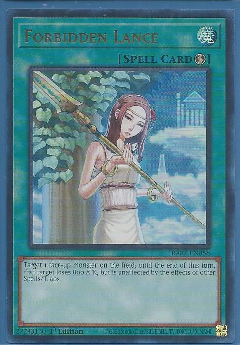 RA02-EN058 Forbidden Lance – Ultra Rare