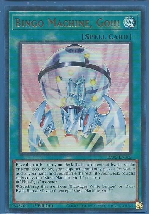 RA02-EN062U Bingo Machine, Go – Ultra Rare