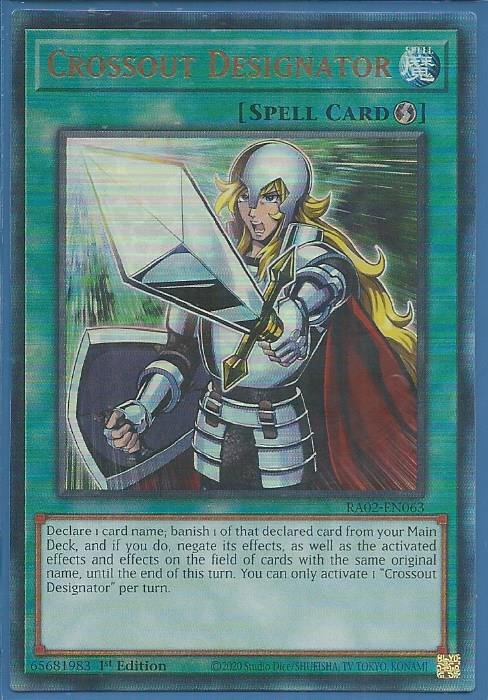 RA02-EN063 Crossout Designator – Ultimate Rare