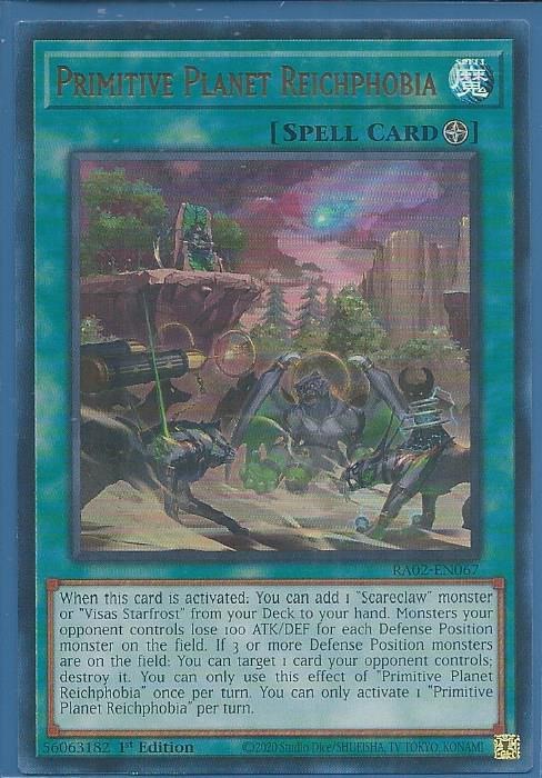 RA02-EN067 Primitive Planet Reichphobia – Ultra Rare