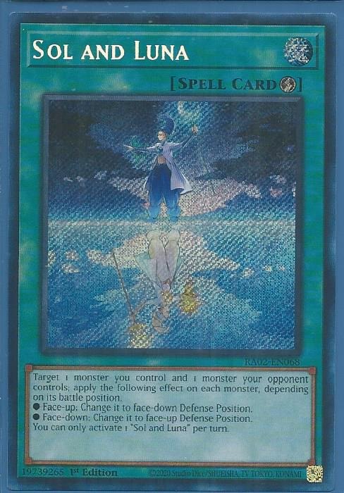 RA02-EN068 Sol and Luna – Secret Rare