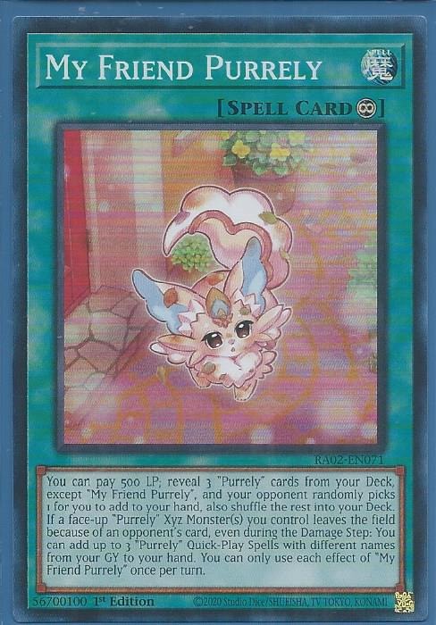 RA02-EN071 My Friend Purrely – Super Rare