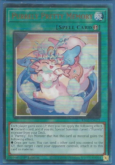 RA02-EN072 Purrely Pretty Memory – Ultimate Rare