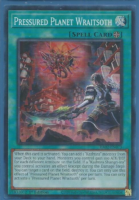RA02-EN073 Pressured Planet Wraitsoth – Super Rare