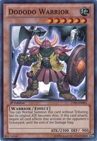 phx ZTIN-EN001 - Dododo Warrior - Super Rare