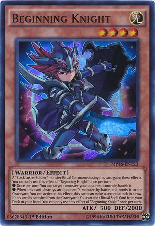 phx MP16-EN123 - Beginning Knight - Super Rare