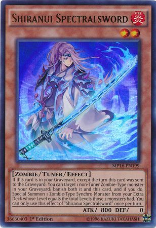 phx MP16-EN199 - Shiranui Spectralsword - Ultra Rare 1st Edition